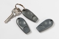Access control key fobs for entrance to building